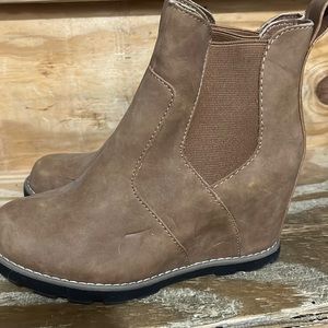 Wedge booties Target size 6